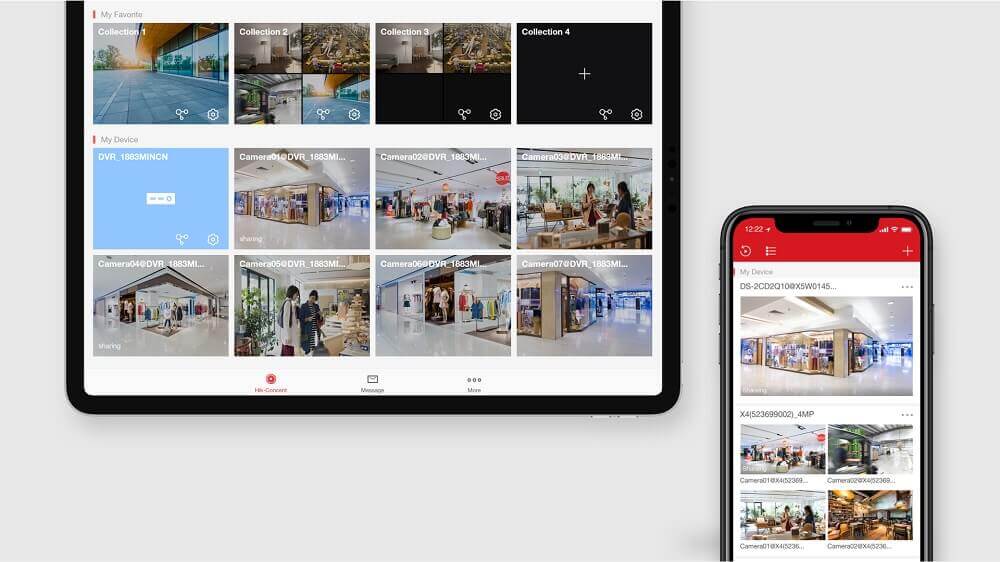 هایک کانکت، نرم افزار دوربین های هایک ویژن